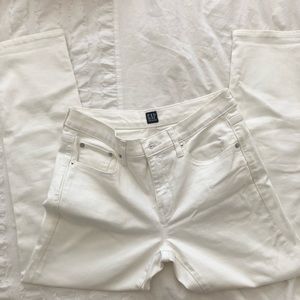White Best Girlfriend Gap Jeans